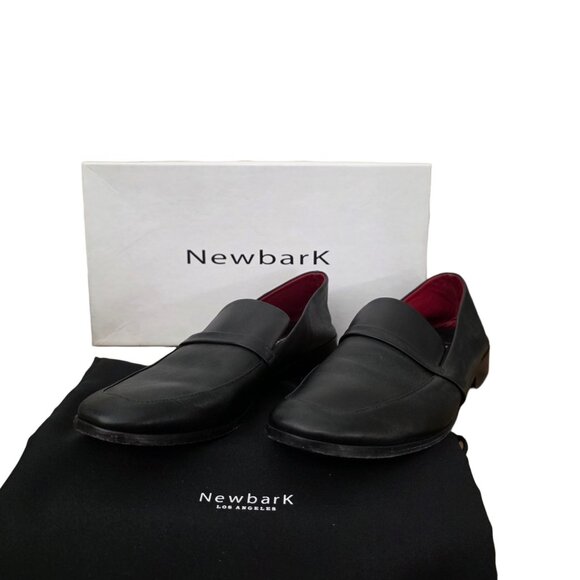 Newbark Melanie Black Leather Loafers 8 display picture 2